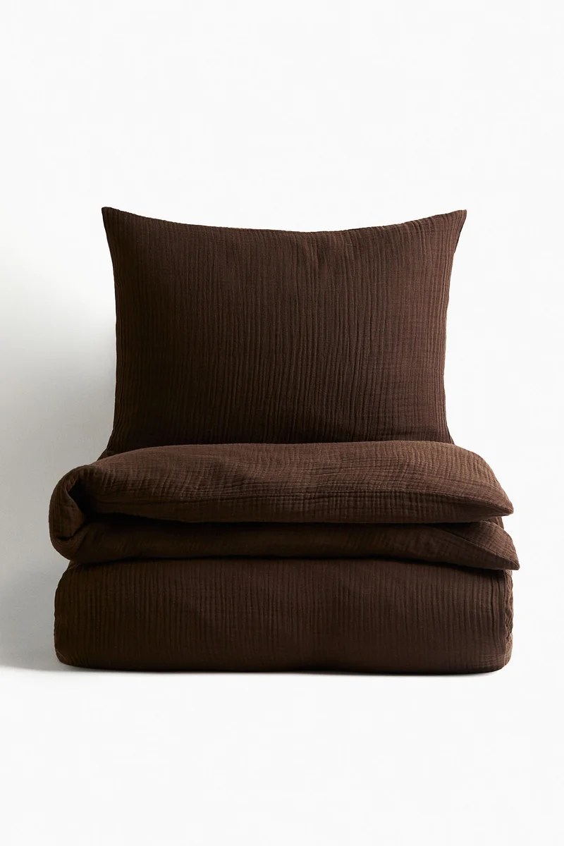 اتش اند ام طقم غطاء لحاف من القطن