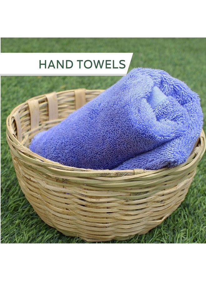 HEELIUM Bamboo Hand Towel | Ultra Absorbent & Anti-Bacterial | 3X Softer Than Cotton Towels | 65 X 40 cm - 600 GSM | Pack of 1 - Iris - Image 5