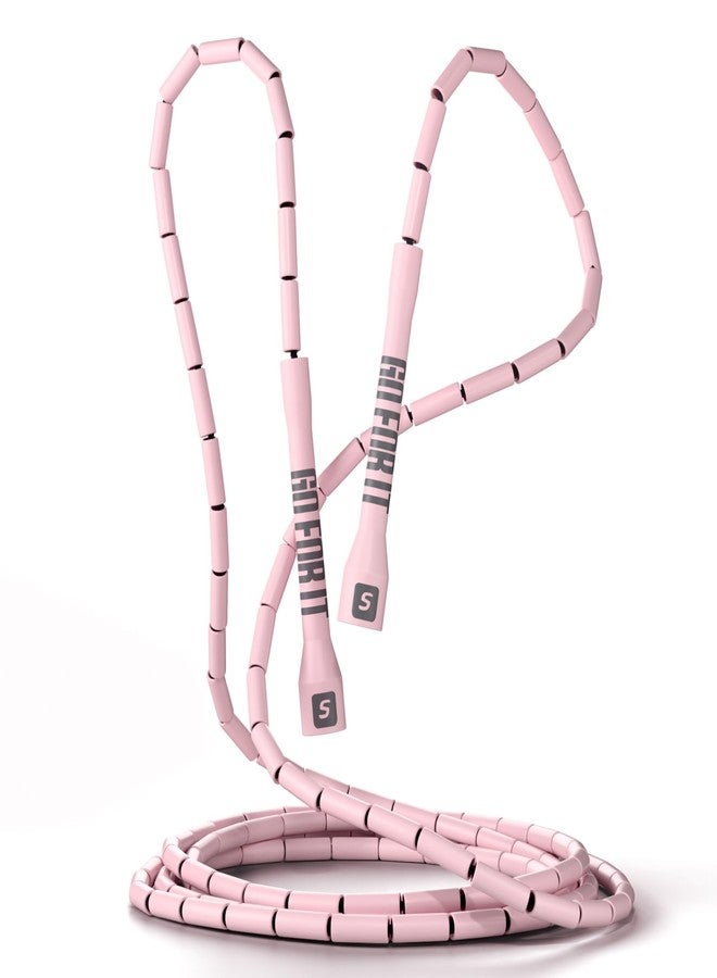 sportbit Beaded Jump Rope, Pink - Image 1