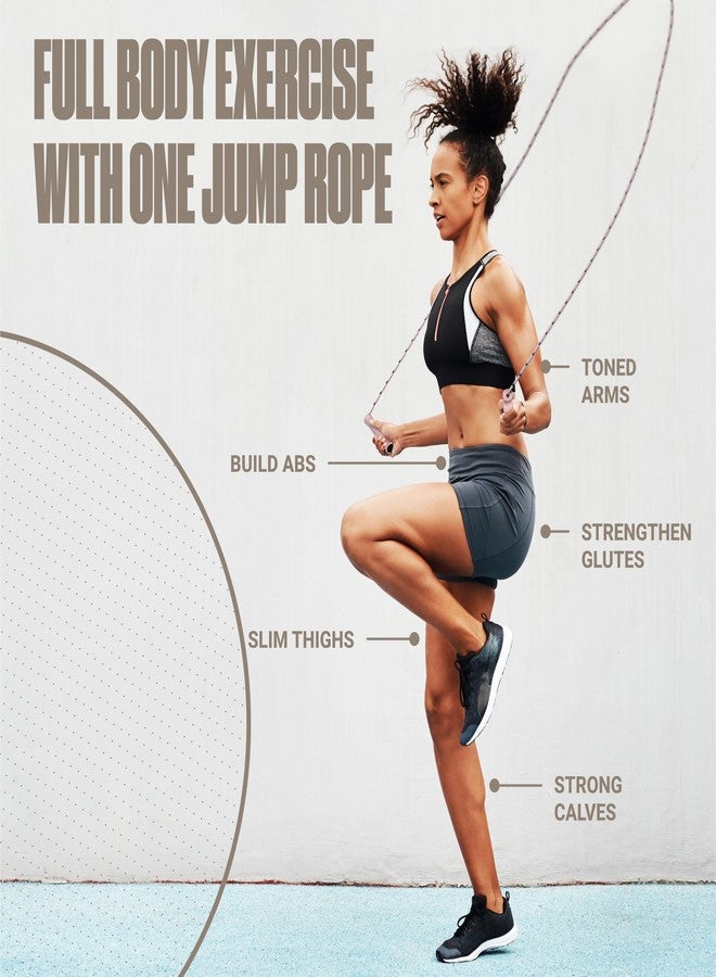 sportbit Beaded Jump Rope, Pink - Image 3