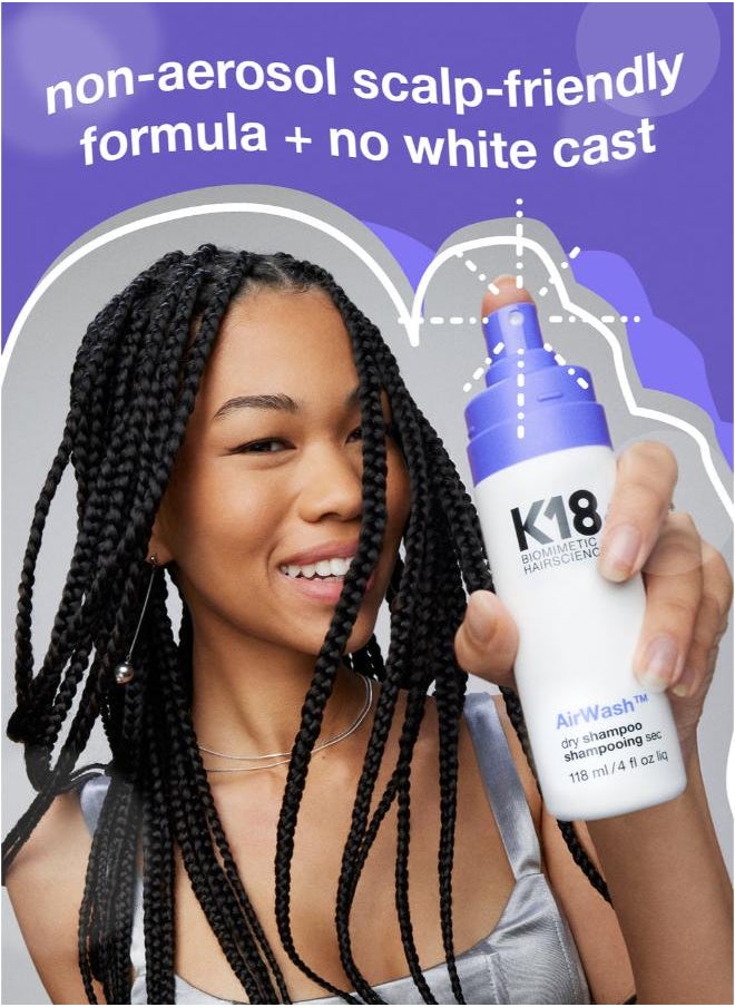 K18 - Airwash Dry Shampoo 118ml - Image 1