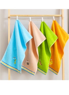Excefore Baby Washcloths, 4 Pack Kids Washcloth Towels, 100% Cotton Kids Face Towels Hand Towels for Bathroom  - Image 2