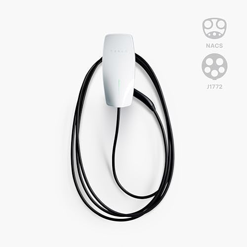 Tesla Universal Wall Connector - Electric Vehicle (EV) Charger with Dual Plug Type - Compatible for All North American EVs - Level 2 - up to 48A with 24' Cable - Image 2