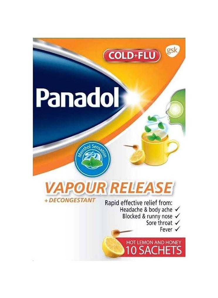 Panadol PAN-ADOL COLD AND FLU HOT SACHET 10