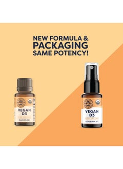 Vimergy Vimergy Vegan D3 - Supports Bone Health* - Benefits Immune Function* - USDA Certified Organic, Vegan, Gluten-Free - 15 mL (96 Servings)  - Image 2