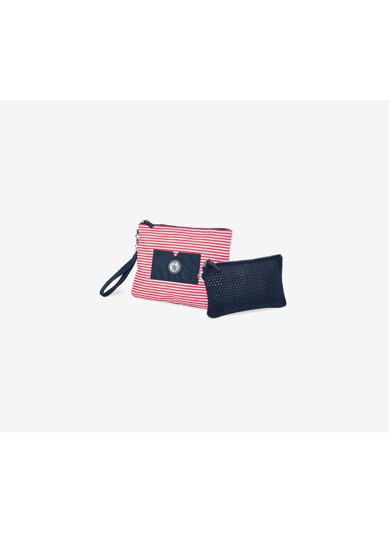Tchibo Set of 2 Printed Pouch Set, Multicolor  - Image 1
