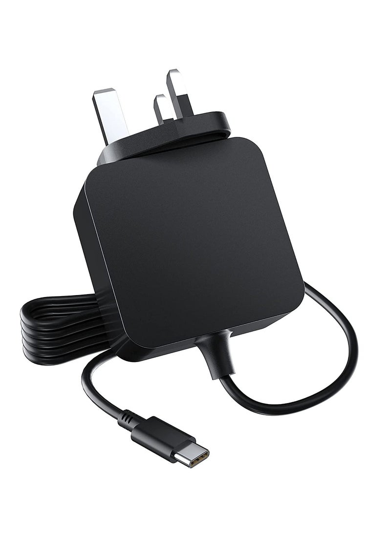 65W 45W USB TYPE C Laptop Charger for Lenovo Chromebook ThinkPad X1 Carbon Yoga ADLX65YDC2A Fit for HP Dell Acer Asus Laptop with USB-C Charging  - Image 5