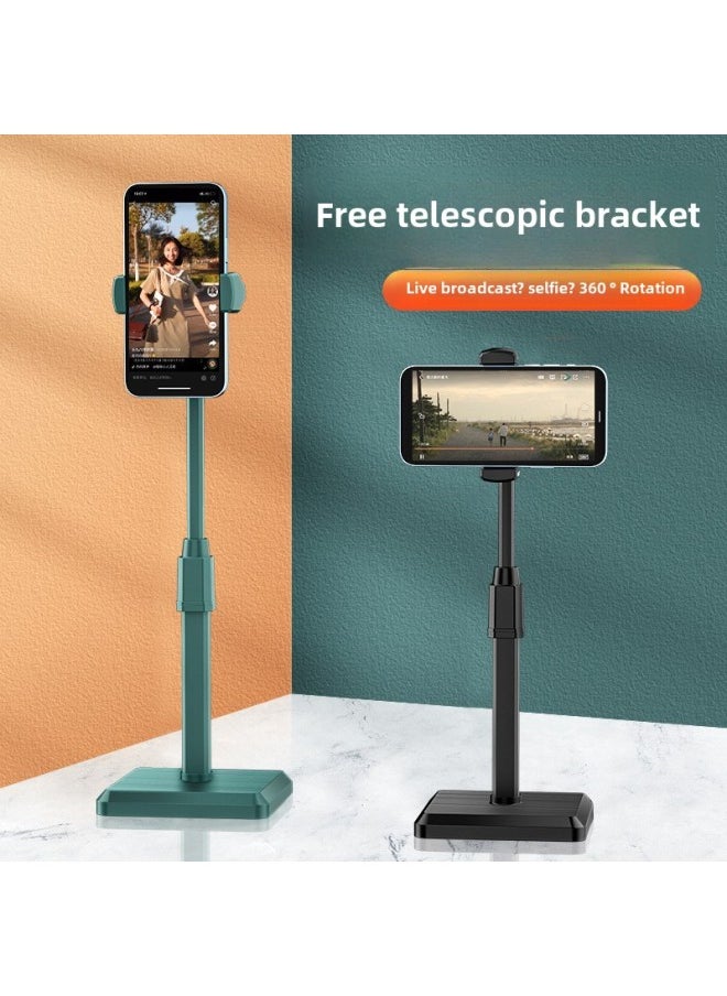 Generic - Invisible Mobile Phone Bracket Live Bracket Desktop Bracket Shake Tone Lazy People Online Class Telescopic Floor Top Shot Bracket-Colour:Upgraded Telescopic Model + Lucky Red - Image 1