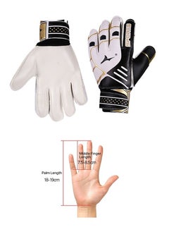 GROIC Goalie Gloves for Youth & Adult, Goalkeeper Gloves Kids with Finger Support, Soccer Gloves for Men and Women, Junior Keeper Football Gloves for Training and Match  - Image 4