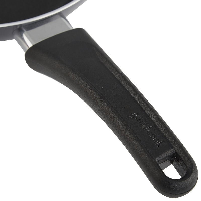 GoodCook Nonstick Aluminum Frying Pan Set, 8" and 10" Skillets, Black, Even Heating, Stay-Cool Ergonomic Handle, PFOA-Free Nonstick Coating, Ideal for SautÃ©ing, Searing, and Frying - Image 4
