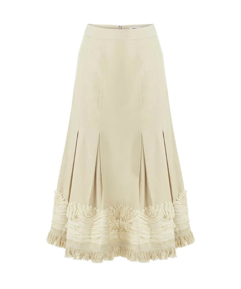 Ipekyol  Embroidered Midi Skirt for Women | Best Price UAE