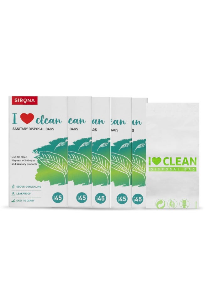 Sirona Sanitary and Diaper Disposal Bags - 225 Counts - Image 1