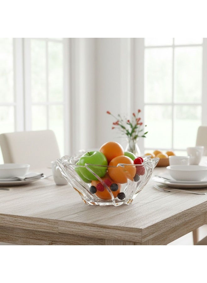 Mondo Eleanor Large Bowl 27.5x26cm - Elegant Serveware for Modern Dining, Decorative Glass Bowl, Premium Quality Tableware for Entertaining and Serving - Image 5