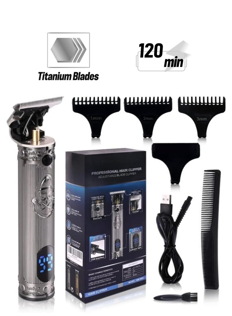 REBENUO Professional Hair Clippers for Men Pro Li Outliner Grooming Beard Trimmer Shavers. - Image 1