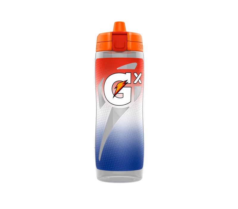 Gatorade Gx Sports Bottle, Faded Flag, Plastic, 30oz - Image 1
