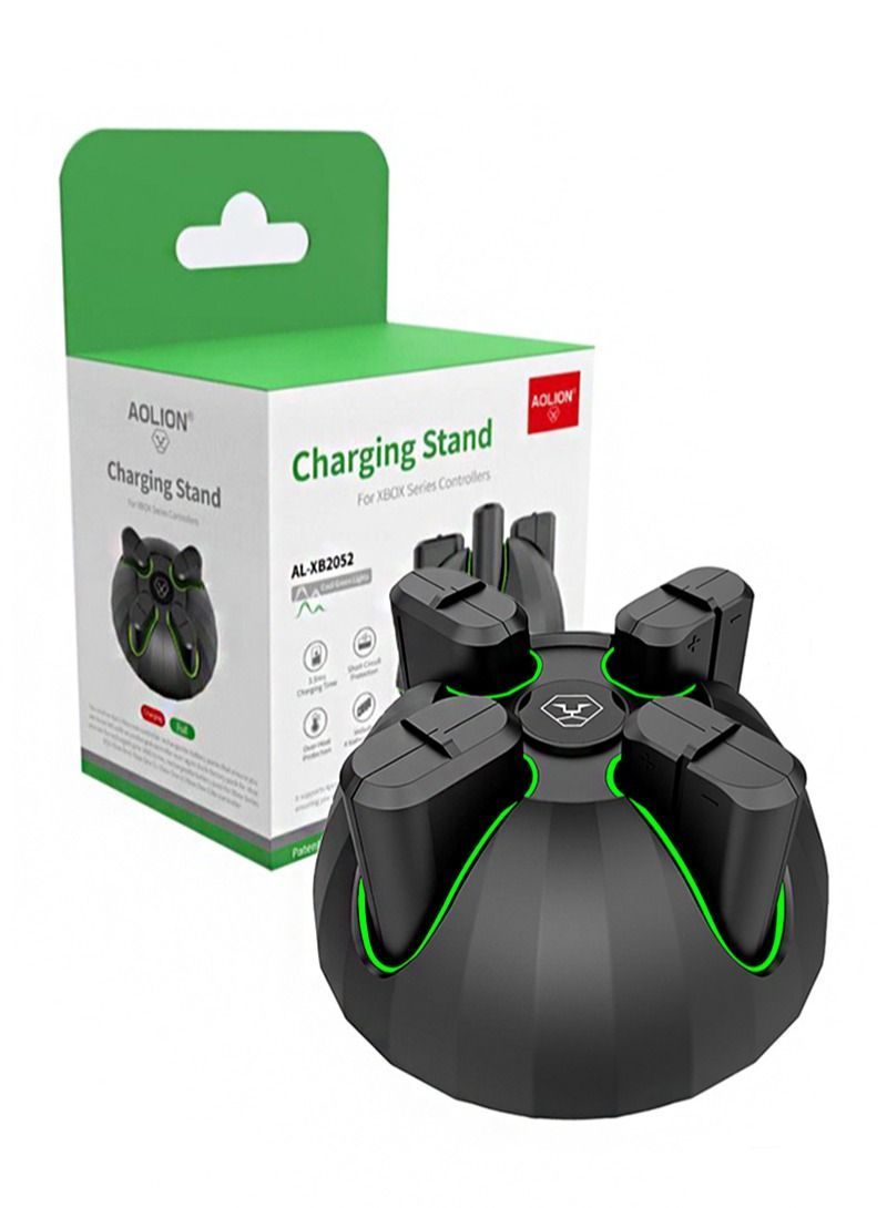 أوليون بطارية قابلة للشحن وحدة تحكم أجهزة إكس بوكس ، 4x1100 ماه ، مع شاحن ، شاحن متوافق مع سلسلة X|S / إكس بوكس واحد / إكس بوكس واحد S / X تحكم - Image 1