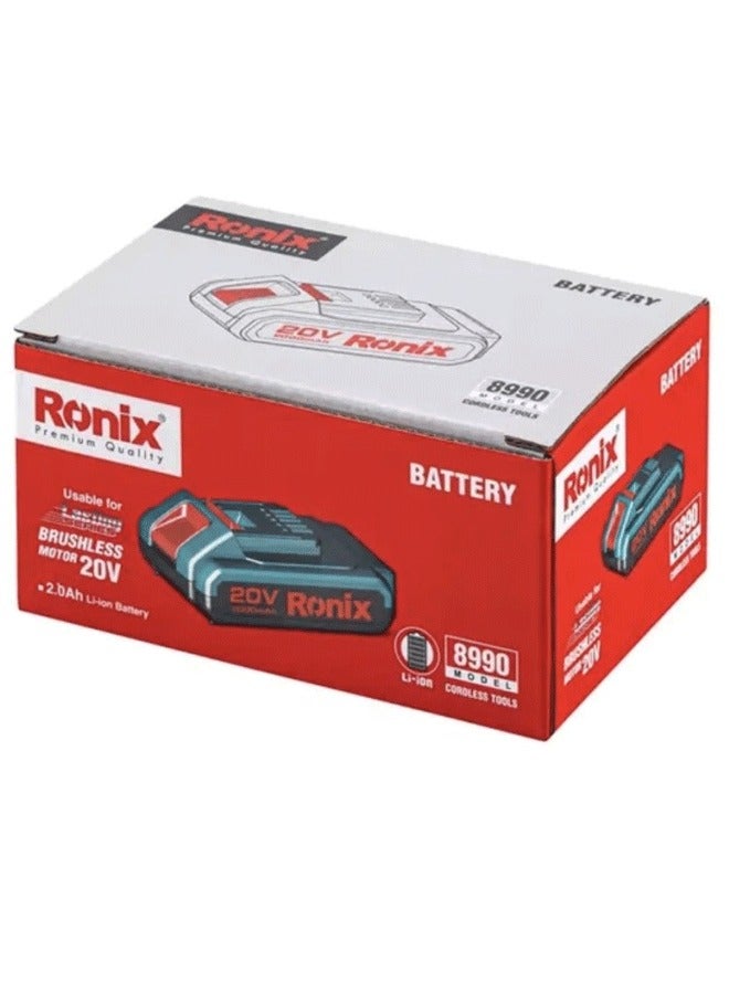 رونيكس بطارية ليثيوم 2 امبير من رونيكس (8990) - Image 3
