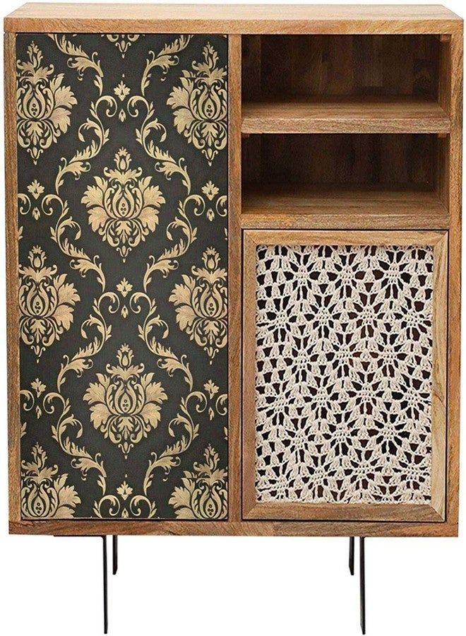 LIFAVOVY Upgrade Thickening Contact Paper Black Gold Damask Wall Paper Self Adhesive Peel and Stick Wallpaper for Kitchen Countertop Cabinet Furniture Bedroom Decor 17.7 Inch x 32.8 FT - Image 4