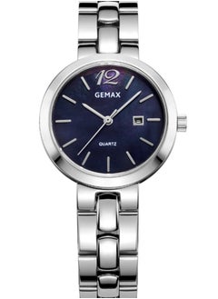 GEMAX 52171-CP-DB, Quartz Watches for women metal Strap  - Image 1