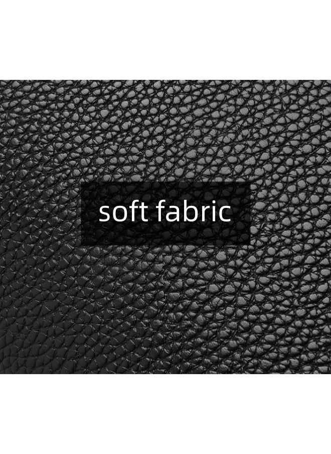 WAOKN - Women's Plush Pendant Handbag , High Quality Pom Pom Shoulder Bag Crossbody Bag for Ladies, Elegant Large Capacity Tote Bag Messenger Bag Crossbody Bag for Office Workers (Black) - Image 1