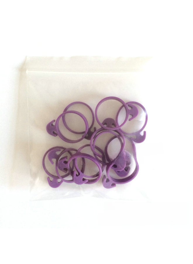 Generic New 12PCs Cream Piping Bag Sealing Loop Tie Silicone Material Non-rubber Band OPP Bag-Specifications:Bubble Shell Card Hardcover Plus 0.4 Yuan/set, 15g  - Image 4