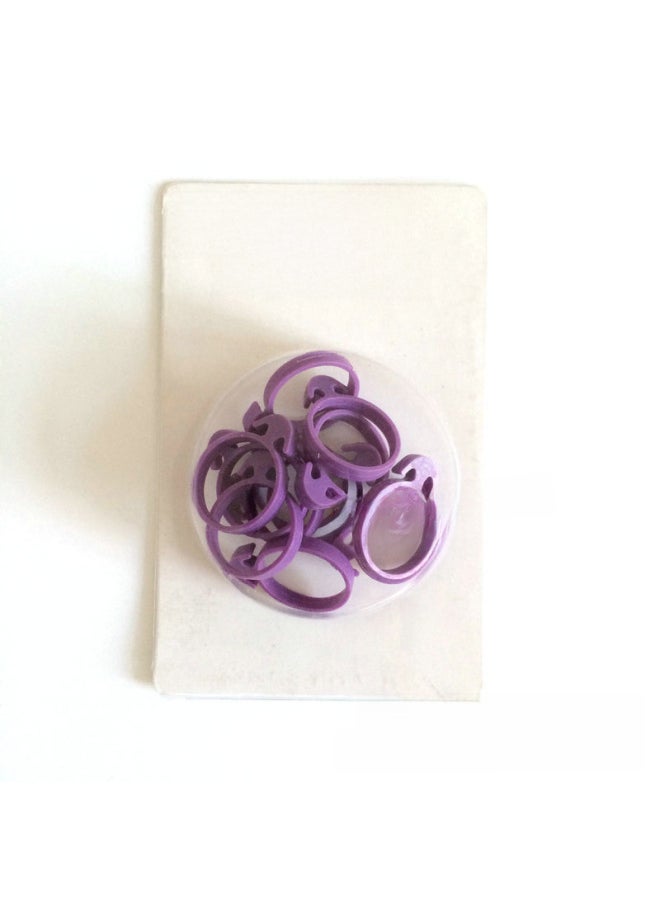 Generic New 12PCs Cream Piping Bag Sealing Loop Tie Silicone Material Non-rubber Band OPP Bag-Specifications:Bubble Shell Card Hardcover Plus 0.4 Yuan/set, 15g  - Image 5