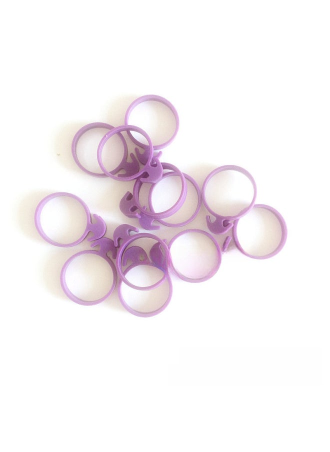 Generic New 12PCs Cream Piping Bag Sealing Loop Tie Silicone Material Non-rubber Band OPP Bag-Specifications:Bubble Shell Card Hardcover Plus 0.4 Yuan/set, 15g  - Image 3