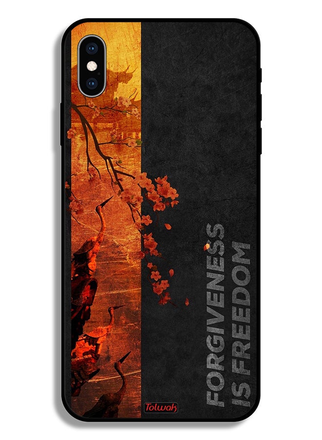 Tolwak Apple iPhone XS Max Protective Case Forgiveness Is Freedom - Image 2