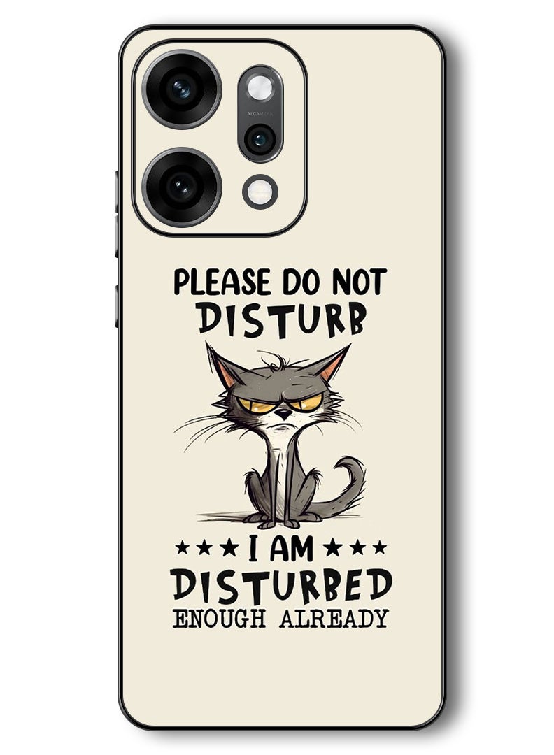 Theodor Case Compatible with Oppo Reno 14 Pro 6.83 Inch Protection Shockproof Bumper Cover Please do not disturb - Image 1