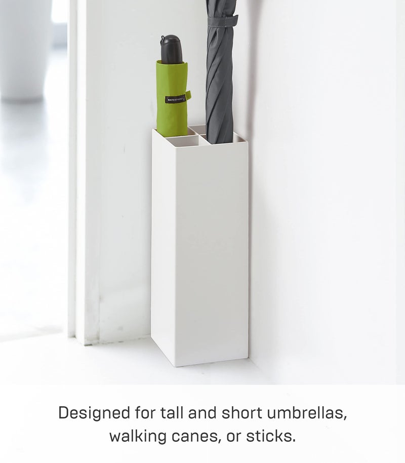 Yamazaki Smart Umbrella Stand White - Image 3