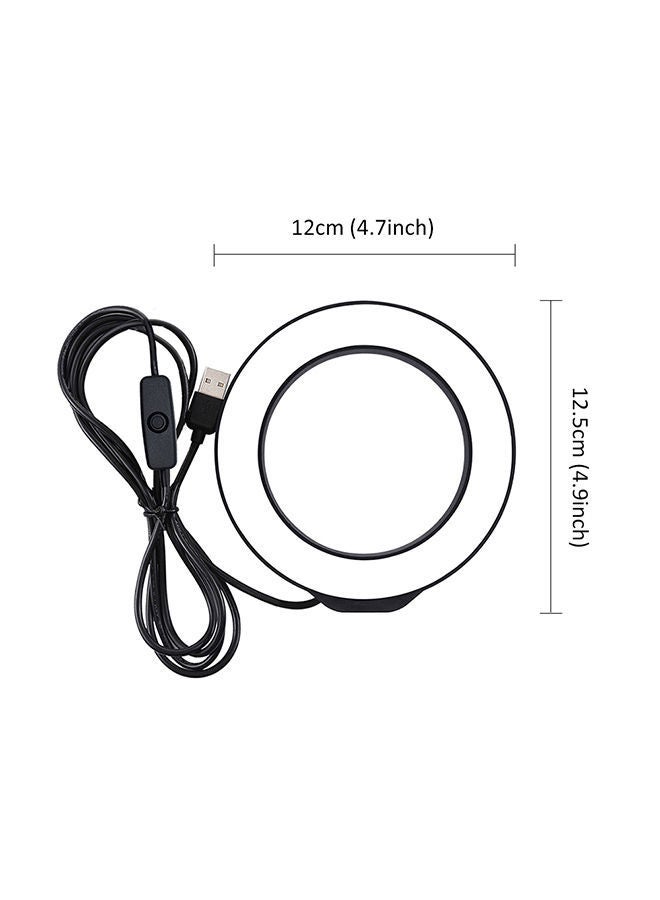 NIBEMINENT 4.7-Inch LEDs Ring Photography Light Black  - Image 2
