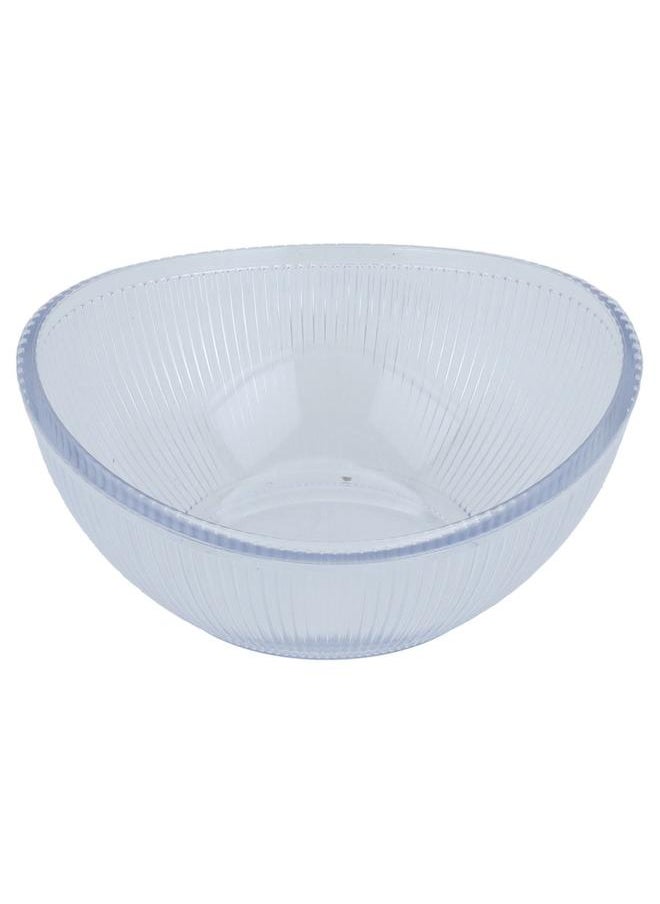 Alsaif Plastic Serving Plate 16X14X7 Cm 550 Ml Clear  - Image 2