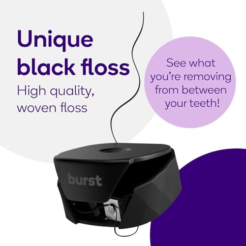 BURST Expanding Dental Floss Refills (32 Yards/3 Pack) | Mint Eucalyptus Aroma Bobbins | Woven Tooth Floss | Stain-Absorbing | Vegan | Paraben, BPA & Cruelty-Free | Smart Expanding Floss Refills - Image 4