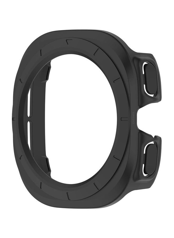 CATANES - (for Samsung Galaxy Watch 7 Ultra) Case Hard PC Bumper Set Frame protection around The perimeter, not covering The screen Black - Image 1
