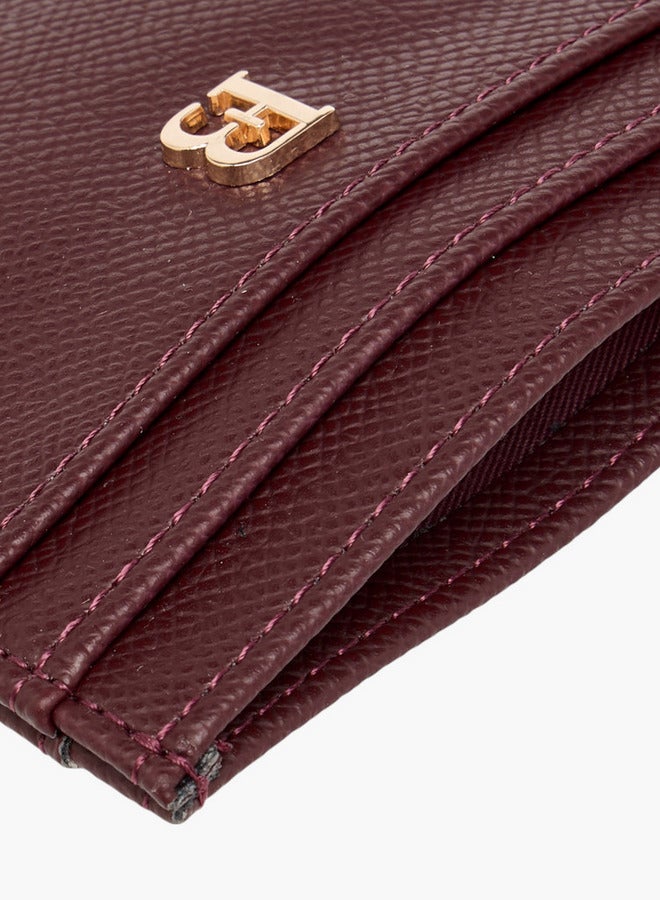 Flora Bella By Shoexpress Solid Card Holder with Open Top - Image 3