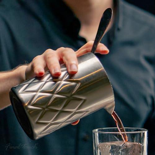 Final Touch Double-Wall Stainless Steel Yarai Cocktail Mixing Pitcher (GMP129) - Image 2