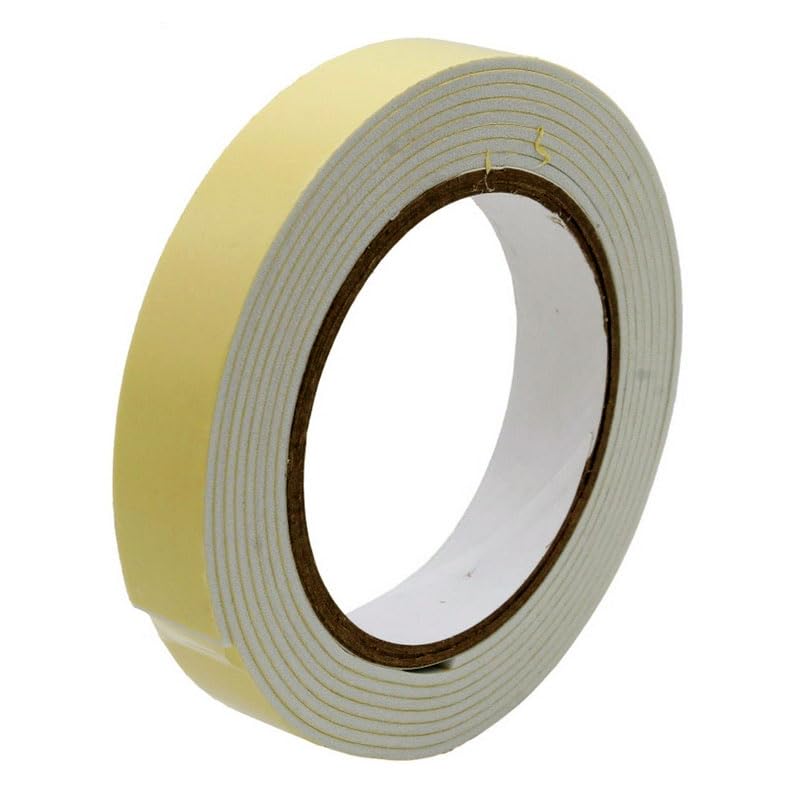 D-Fix ® Double Side White Foam Tape - 5 Meters in Length - 24mm / 1" Width - 1 Rolls Per Pack - Multipurpose usage, Best for Mounting, Strong Adhesion for Walls, Crafts work and fixing Furniture’s - Image 1