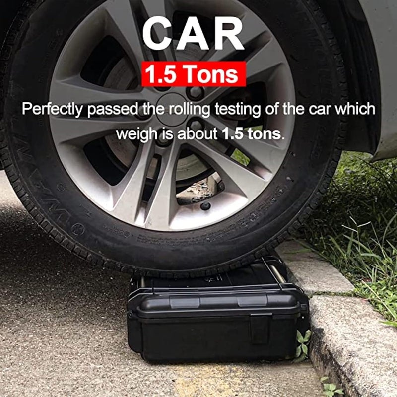 Careflection Waterproof Hard Carrying Abs Double Layer Case-Can Hold Tablets,Landing Pad,Tablet Holder and Other DJI Accessories for DJI Mavic Air 2 / Air 2S (Abs), Black - Image 5