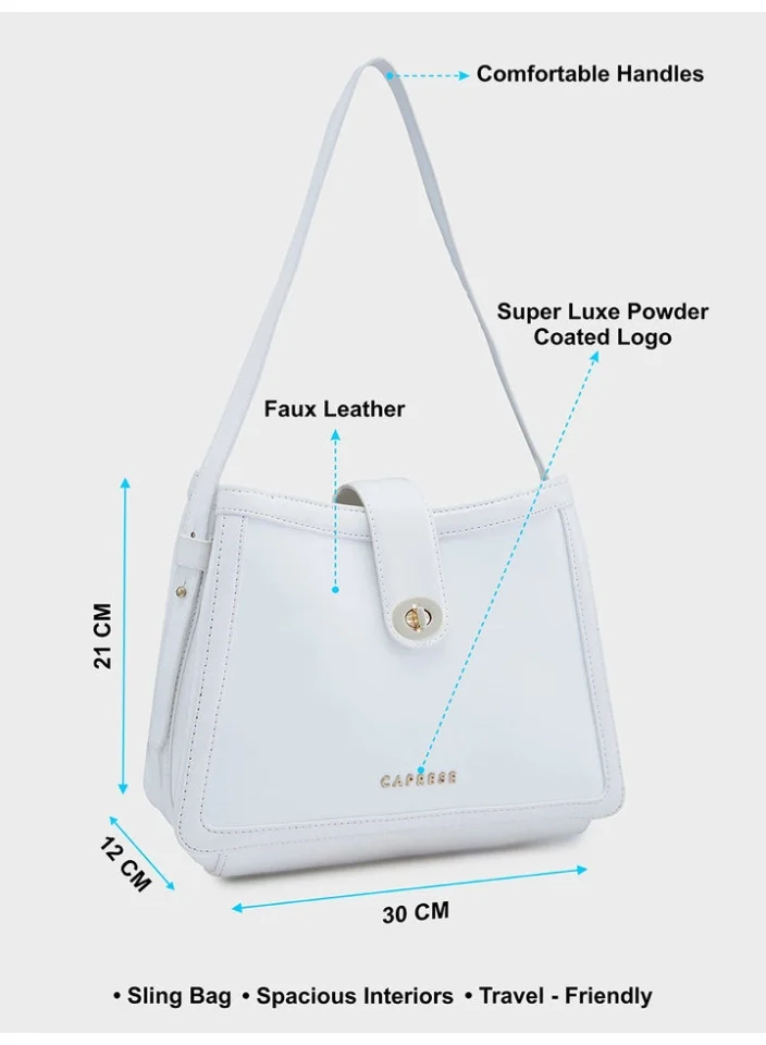 CAPRESE AURORA SATCHEL SMALL BLUE
