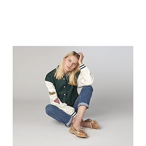 Sperry Womens Angelfish Boat Shoe, Linen/Oat, 8.5 - Image 2