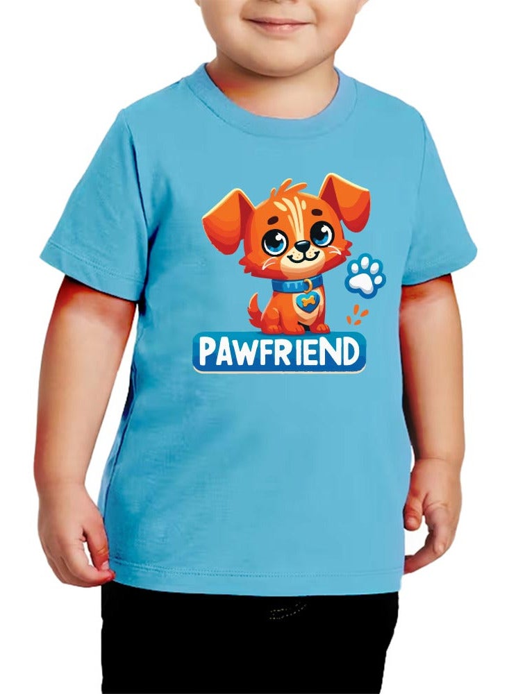 برينت شوب فور مي مجموعة مكونة من 5 تي شيرتات للأولاد أنيقة - تي شيرت كومبو مطبوع بأكمام قصيرة للأولاد - تي شيرت برقبة دائرية للأولاد - تي شيرت كومبو للأطفال - Image 2