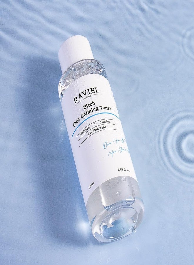 RAVIEL Birch CICA Barrier Repair Toner - Soothing & Deep Hydration for Sensitive, Dry, and Damaged Skin - Korean Skincare with Birch Sap & Centella Asiatica (5.07 fl oz) - Image 5