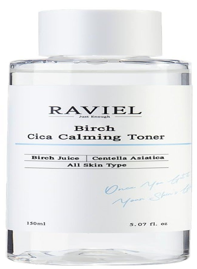 RAVIEL Birch CICA Barrier Repair Toner - Soothing & Deep Hydration for Sensitive, Dry, and Damaged Skin - Korean Skincare with Birch Sap & Centella Asiatica (5.07 fl oz) - Image 3
