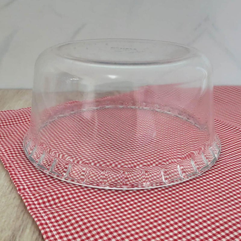 Marinex Large Glass SoufflÃ© Dish 2.4L  Extra-Large Heat-Resistant Bakeware, Oven Safe Transparent Bakeware for Lasagna, Cakes, Brownies, Roasting & Casseroles  Heat Resistant Durable Glass Dish for Home & Kitchen - Image 4