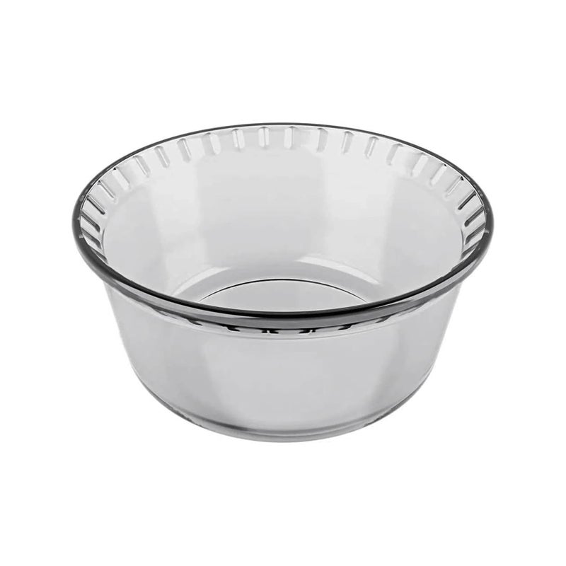 Marinex Large Glass SoufflÃ© Dish 2.4L  Extra-Large Heat-Resistant Bakeware, Oven Safe Transparent Bakeware for Lasagna, Cakes, Brownies, Roasting & Casseroles  Heat Resistant Durable Glass Dish for Home & Kitchen - Image 2