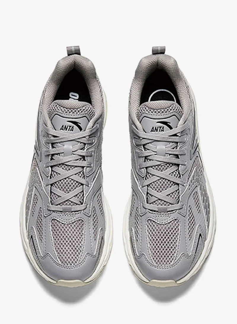 Anta grey AT2003 - Retro Runner Sneaker for Men | Best Price UAE