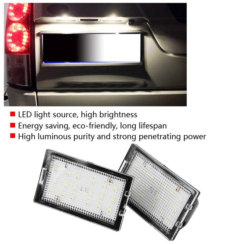 DEWIN License Plate Light, LED Number Plate light Lamp for Land Range Rover Sport L320 2005-2013 2 Pcs - Image 2