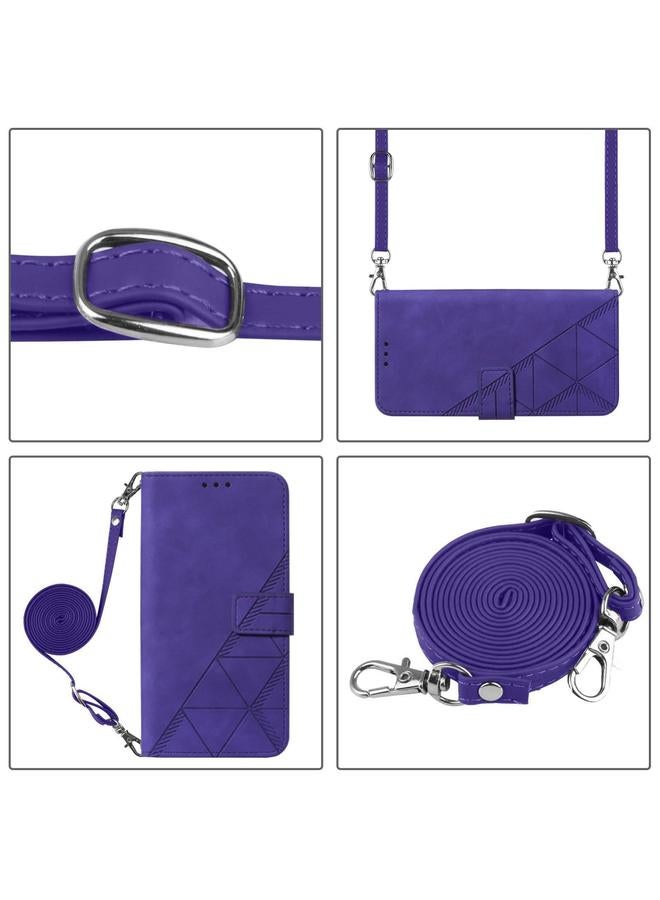 erorex Case For vivo Y39 5G Global Crossbody 3D Embossed Flip Leather Phone Case - Image 3