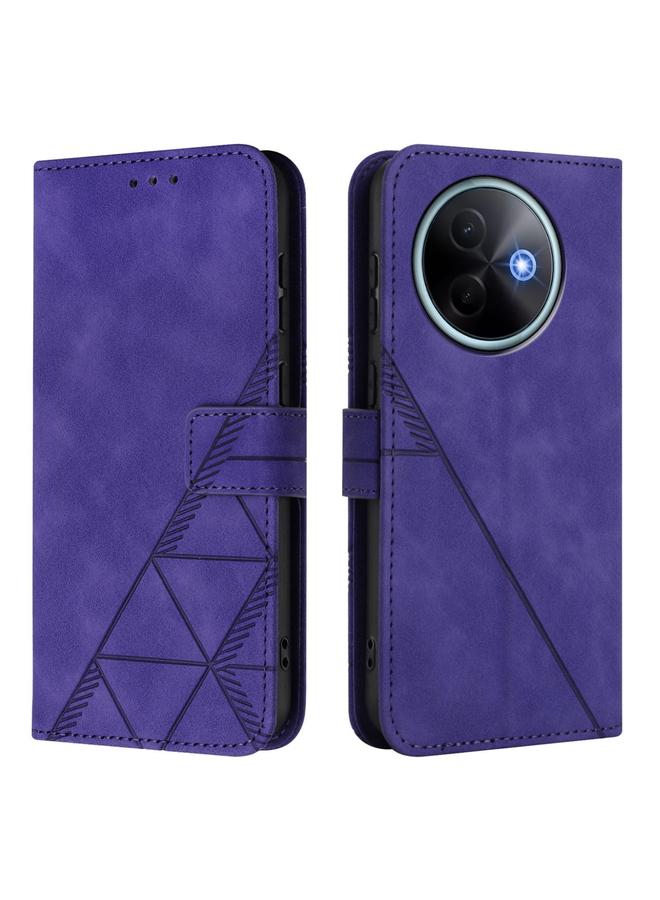 erorex Case For vivo Y39 5G Global Crossbody 3D Embossed Flip Leather Phone Case - Image 2