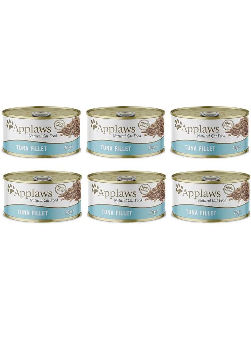 Applaws Cat Adult Wet Food With Tuna Fillet Flavor 70g Pack Of 6 - Image 1
